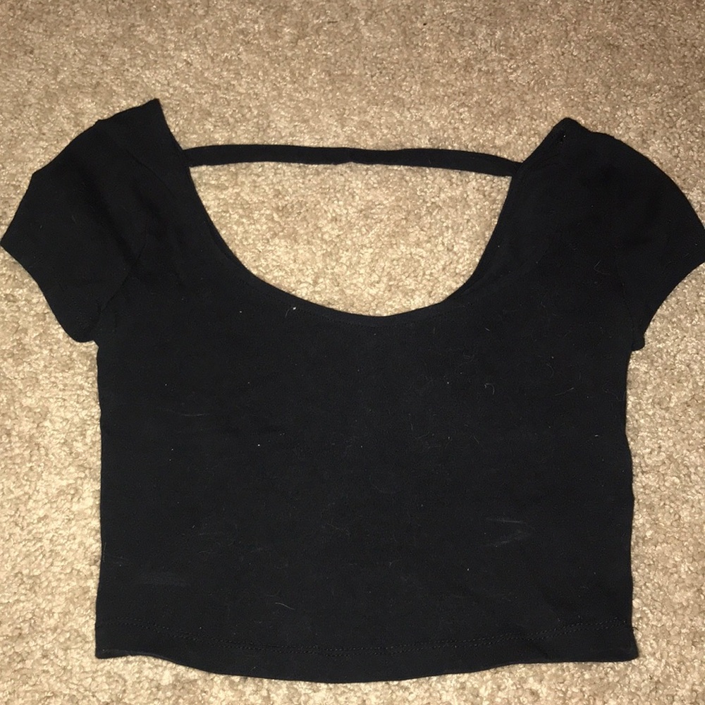 Black Crop Top